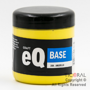 BASE ACRILICA EQ 308 AMARILLO 200 CC X 3 UNIDADES